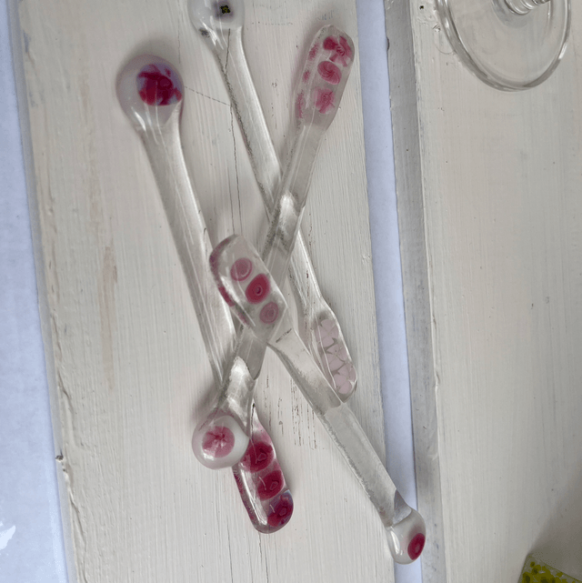 Pink Gin Swizzle Stick