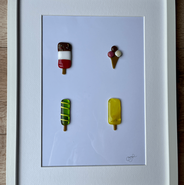 Ice cream & Ice Lolly Picture Art £35 plus