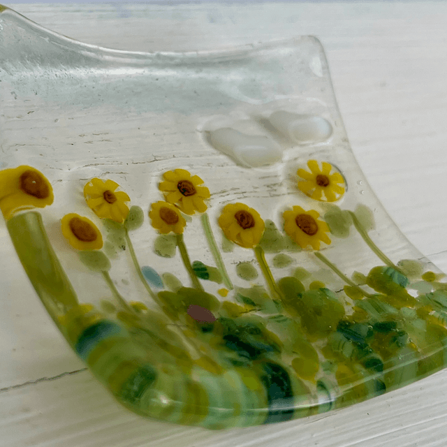 Sunflower ring dish