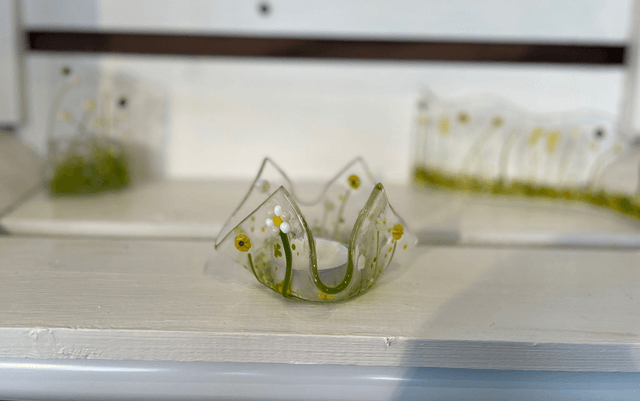 Sunflower Handkerchief Tea light holder