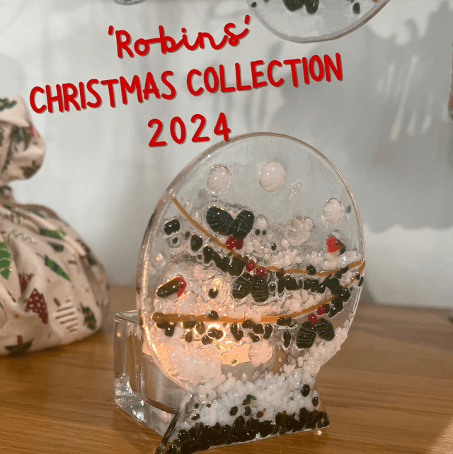 Christmas: Snowglobe Tea-light Holder