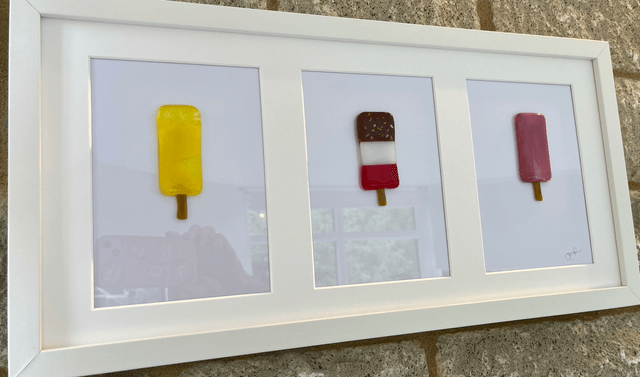 Ice cream & Ice Lolly Picture Art £35 plus