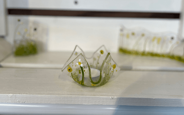 Sunflower Handkerchief Tea light holder